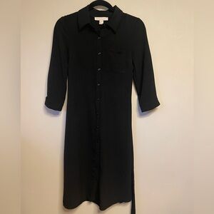 Monteau Classic Black 3/4 length Sleeve Dress size XS